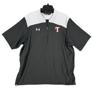 Under Armour Mens L Quarter Zip Performance Training Athletic Workout Shirt